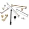 Jeffrey Alexander 224 mm Center-to-Center Satin Bronze Hayworth Cabinet Bar Pull 885-224SBZ - alternate 2